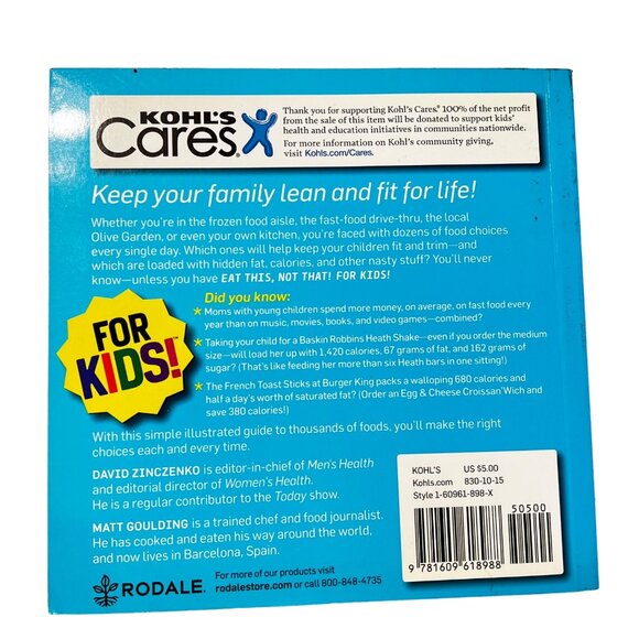 Eat This Not That For Kids! By David Zinczenko & Matt Goulding Book - Picture 2 of 2